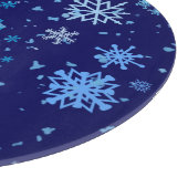 Kerstnacht Snowfall Snijplank (Hoek)