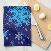 Kerstnacht Snowfall Theedoek (Quarter Fold)