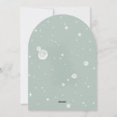 Kerstnacht vol knusheid feestdagenkaart (Achterkant)