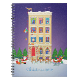 Kerstnacht Voor Kerst Organizer Notebook Notitieboek