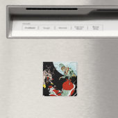 Kerstnachtmerrie 2-inch Square Magnet (Insitu (Vaatwasser))