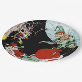 Kerstnachtmerrie Aangepaste Borden papier Papieren Bordje (Gekanteld)