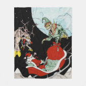 Kerstnachtmerrie Aangepaste fleece Blanket (Voorkant)