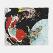 Kerstnachtmerrie Aangepaste fleece Blanket (Voorkant (Horizontaal))