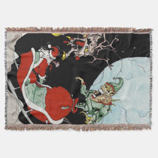 Kerstnachtmerrie Aangepaste gootsteen Deken (Voorkant)