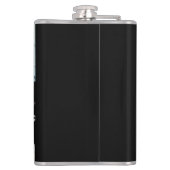 Kerstnachtmerrie Vinyl Wrapped Flask Heupfles (Achterkant)