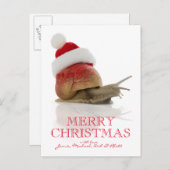 kerstnagel feestdagenkaart (Voorkant / Achterkant)