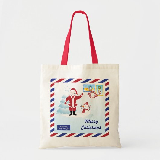 Kerstnagellade Tote Bag (Voorkant)