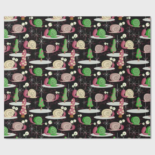 kerstnagels - halfcentraalkleuter - cadeaupapier (Vlak)