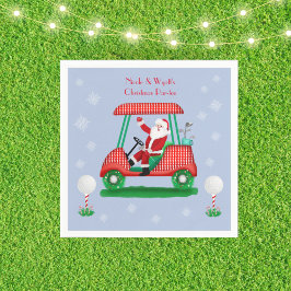 kerstnamekrant voor Golf Cart Napkin Servet