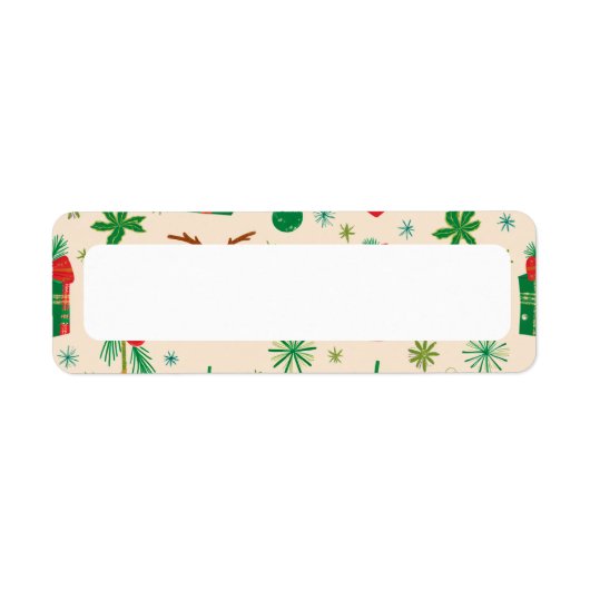 Kerstnamemaand Etiket (Voorkant)