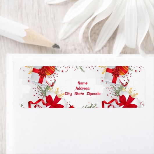 Kerstnamemaand Etiket (Insitu)