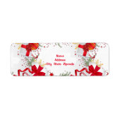 Kerstnamemaand Etiket (Voorkant)