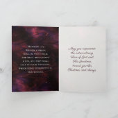 Kerstnamen van Jezus Bijbelse Matthew 1:23 Feestdagen Kaart (Binnen)