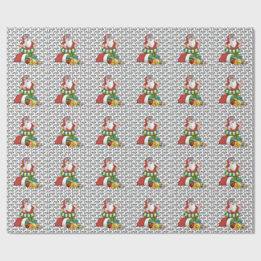 kerstnamenaam Beach Cadeaupapier (Vlak)