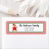 Kerstnamenadreslabels Etiket (Insitu)