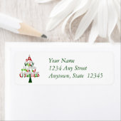 Kerstnamenadreslabels Etiket (Insitu)