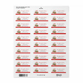 Kerstnamenadreslabels voor Kerstmis - Sinterklare  Etiket (Full Sheet)