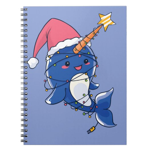 KerstNarwhale Notitieboek (Voorkant)