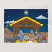 kerstnativescherm met Baby Jesus Briefkaart (Voorkant)