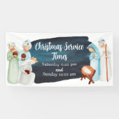 kerstnativeschermenbanner spandoek (Horizontaal)
