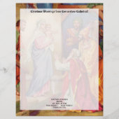 Kerstnativeschermwasmachines Briefhoofd (Voorkant)