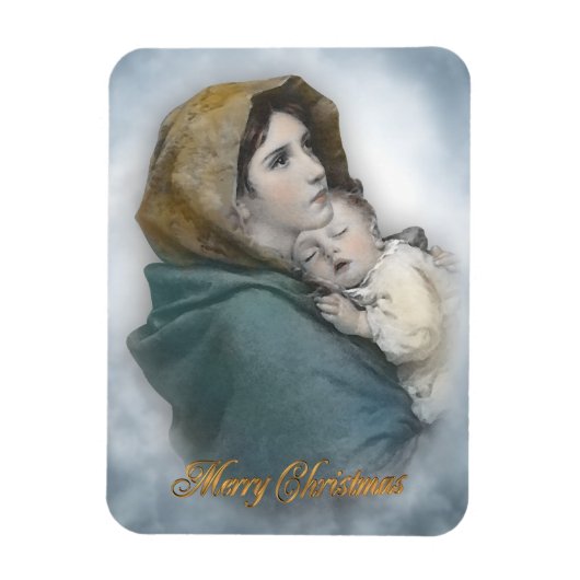 kerstnativiteit de Madonna magnet Magneet (Verticaal)