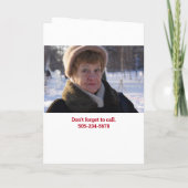 Kerstnativiteit in het rood van oma feestdagen kaart (Achterkant)