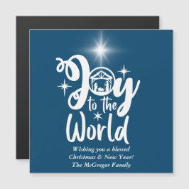 Kerstnativiteit Joy aan de World Magnetic Kaart