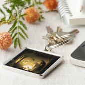 Kerstnativiteit Mary, Joseph en Baby Jesus Sleutelhanger (Zijkant)