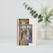 kerstnativiteit Novena Jesus Mary Heilige Kaart Visitekaartje (Staand voorkant)