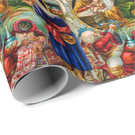 kerstnativiteitsscène cadeaupapier
