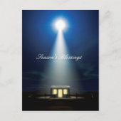 kerstnativiteitsscène feestdagenkaart (Voorkant)