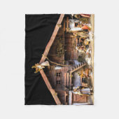 kerstnativiteitsscène fleece deken (Voorkant)