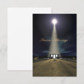 kerstnativiteitsscène kaart (Voorkant / Achterkant)