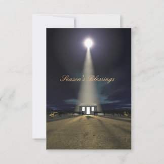 kerstnativiteitsscène kaart