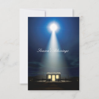 kerstnativiteitsscène kaart