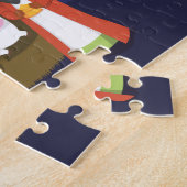 kerstnativiteitsscène legpuzzel (Zijkant)