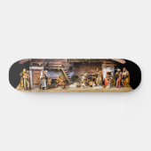 kerstnativiteitsscène persoonlijk skateboard (Horizontaal)