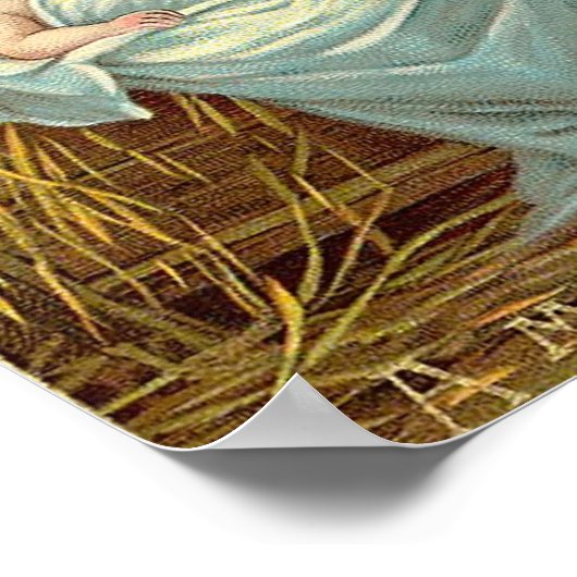 kerstnativiteitsscène poster (Hoek)