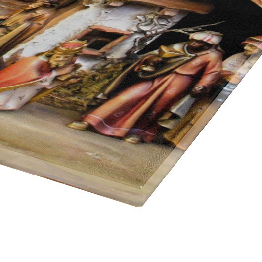 kerstnativiteitsscène snijplank (Hoek)