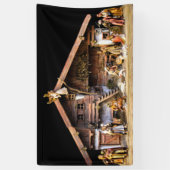 kerstnativiteitsscène spandoek (Verticaal)
