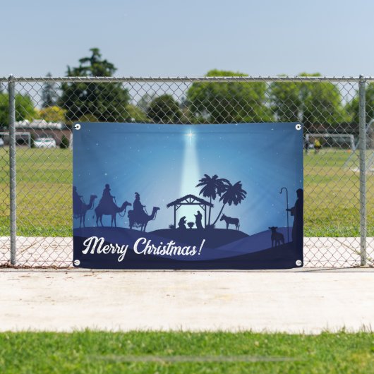 kerstnativiteitsscène spandoek (Insitu)