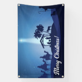 kerstnativiteitsscène spandoek (Verticaal)