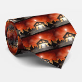 kerstnativiteitsscène stropdas (Opgerold)