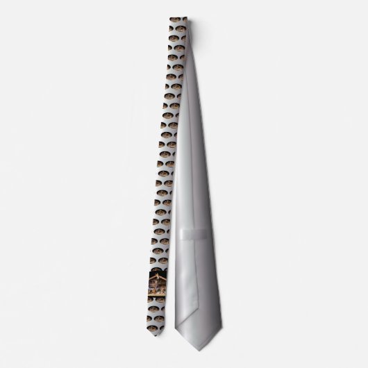 kerstnativiteitsscène stropdas (Achterkant)