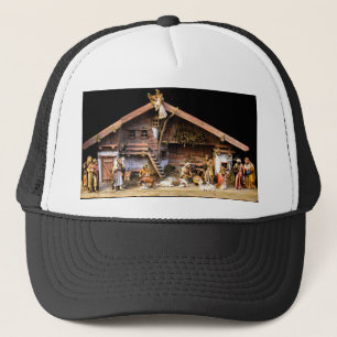 kerstnativiteitsscène trucker pet