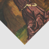 kerstnativiteitsscène van de Heilige Familie Tissuepapier (Detail)