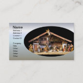 kerstnativiteitsscène visitekaartje (Voorkant)