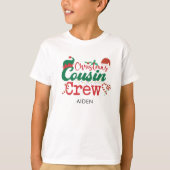 Kerstneef Crew Elf Matching T-shirt (Voorkant)